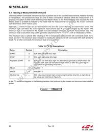 SI7020-A20-YM1R Datasheet Page 20