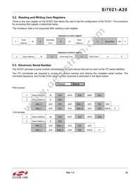 SI7021-A20-YM0R Datasheet Page 23