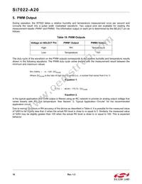 SI7022-A20-YM1R Datasheet Page 16