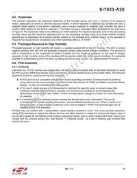 SI7023-A20-YM1 Datasheet Page 13