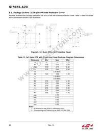 SI7023-A20-YM1 Datasheet Page 20