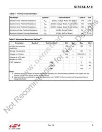 SI7034-A10-IMR Datasheet Page 9