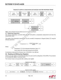 SI7051-A20-ZM Datasheet Page 14