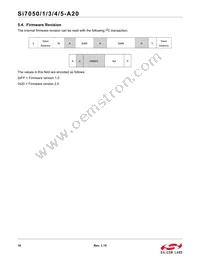 SI7051-A20-ZM Datasheet Page 16