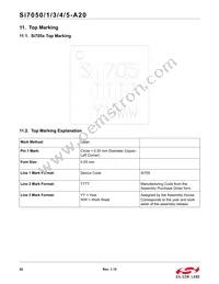SI7051-A20-ZM Datasheet Page 22