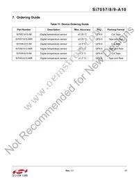 SI7057-A10-IMR Datasheet Page 17