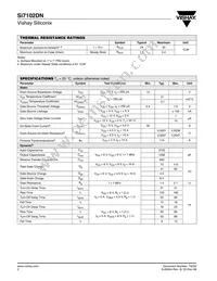 SI7102DN-T1-E3 Datasheet Page 2
