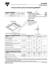 SI7108DN-T1-E3 Datasheet Cover