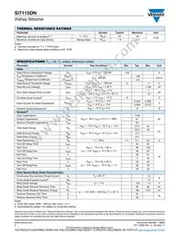 SI7115DN-T1-E3 Datasheet Page 2