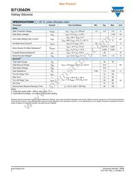 SI7120ADN-T1-GE3 Datasheet Page 2