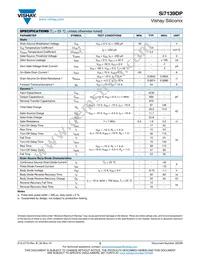 SI7139DP-T1-GE3 Datasheet Page 2