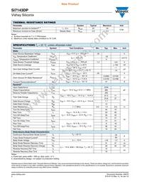 SI7143DP-T1-GE3 Datasheet Page 2
