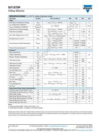 SI7157DP-T1-GE3 Datasheet Page 2