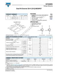 SI7228DN-T1-GE3 Datasheet Cover