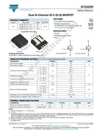 SI7232DN-T1-GE3 Datasheet Cover