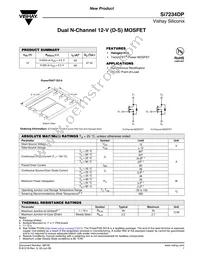 SI7234DP-T1-GE3 Datasheet Cover