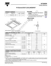 SI7309DN-T1-GE3 Datasheet Cover