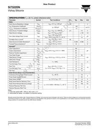 SI7322DN-T1-E3 Datasheet Page 2