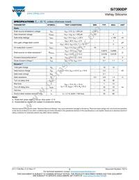 SI7390DP-T1-GE3 Datasheet Page 2