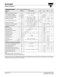 SI7447ADP-T1-GE3 Datasheet Page 2