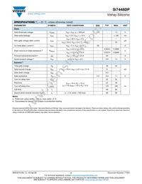 SI7448DP-T1-GE3 Datasheet Page 2