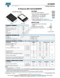 SI7450DP-T1-E3 Datasheet Cover