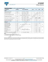 SI7463DP-T1-E3 Datasheet Page 2