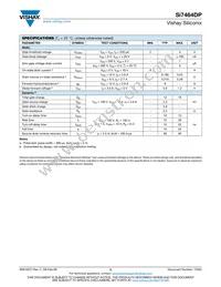 SI7464DP-T1-E3 Datasheet Page 2