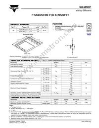 SI7469DP-T1-GE3 Datasheet Cover