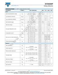SI7540ADP-T1-GE3 Datasheet Page 2