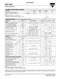 SI7611DN-T1-GE3 Datasheet Page 2