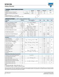 SI7621DN-T1-GE3 Datasheet Page 2