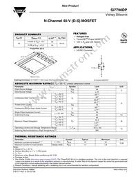 SI7790DP-T1-GE3 Datasheet Cover