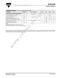 SI7812DN-T1-GE3 Datasheet Page 3