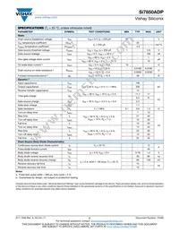 SI7850ADP-T1-GE3 Datasheet Page 2