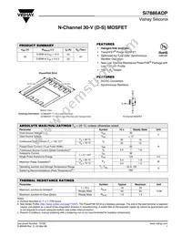 SI7886ADP-T1-GE3 Datasheet Cover