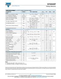 SI7946ADP-T1-GE3 Datasheet Page 2