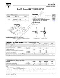 SI7983DP-T1-GE3 Datasheet Cover