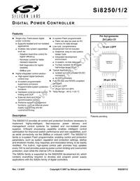 SI8252-IQR Datasheet Cover
