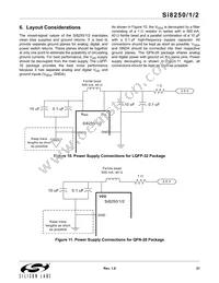 SI8252-IQR Datasheet Page 21