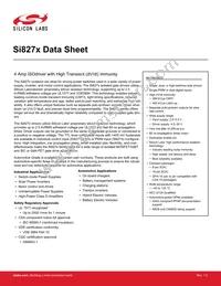 SI8274GB4D-IM Datasheet Cover