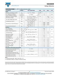 SI8406DB-T2-E1 Datasheet Page 2