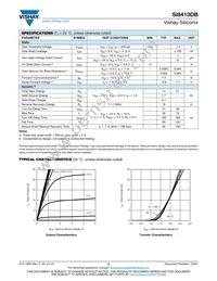 SI8413DB-T1-E1 Datasheet Page 2