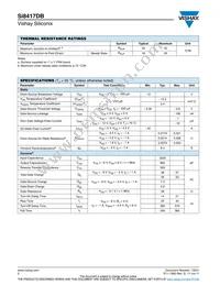 SI8417DB-T2-E1 Datasheet Page 2