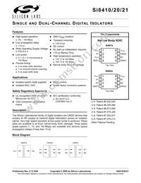 SI8421-C-IS Datasheet Cover
