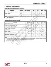 SI8460BB-A-IS1 Datasheet Page 3