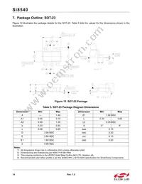 SI8540-B-FS Datasheet Page 14