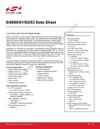 SI8663ED-B-ISR Datasheet Cover