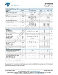 SI8810EDB-T2-E1 Datasheet Page 2