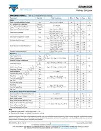 SI8816EDB-T2-E1 Datasheet Page 2